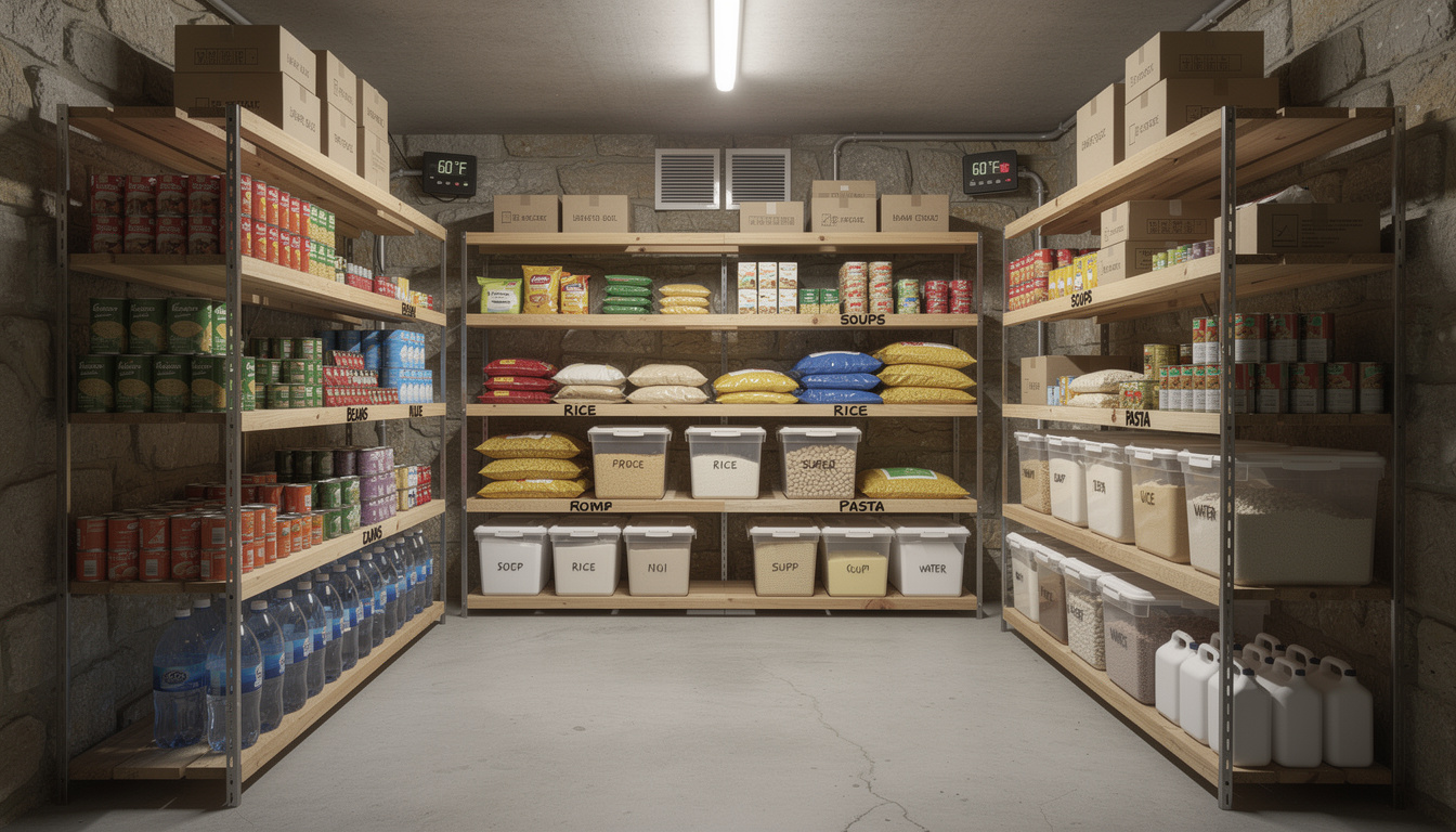 ontdek de beste plek om je voedselvoorraad veilig en georganiseerd op te slaan. bewaar je eten vers en houd het goed beschermd.