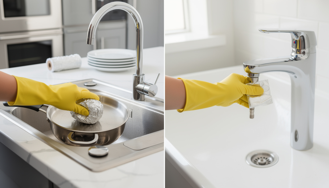 ontdek de schoonmaakhack met aluminiumfolie voor een snelle en effectieve reiniging van je huis. makkelijk, goedkoop en milieuvriendelijk!