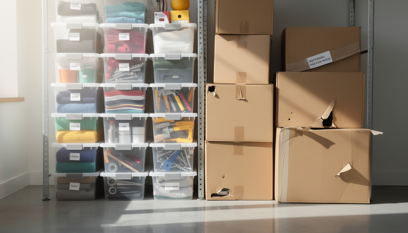 ontdek welk type opbergdoos je absoluut moet vermijden om je spullen veilig en georganiseerd te houden.