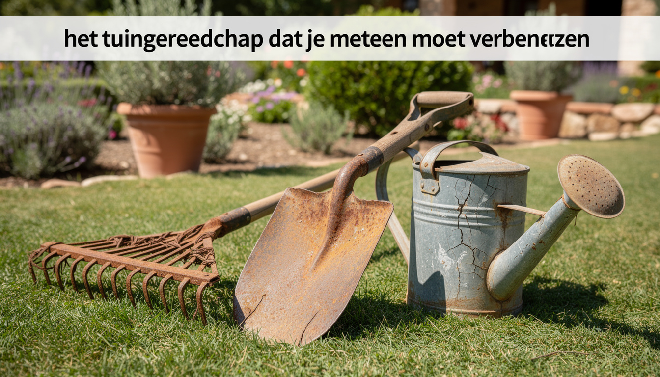 Het tuingereedschap dat je meteen moet vervangen.