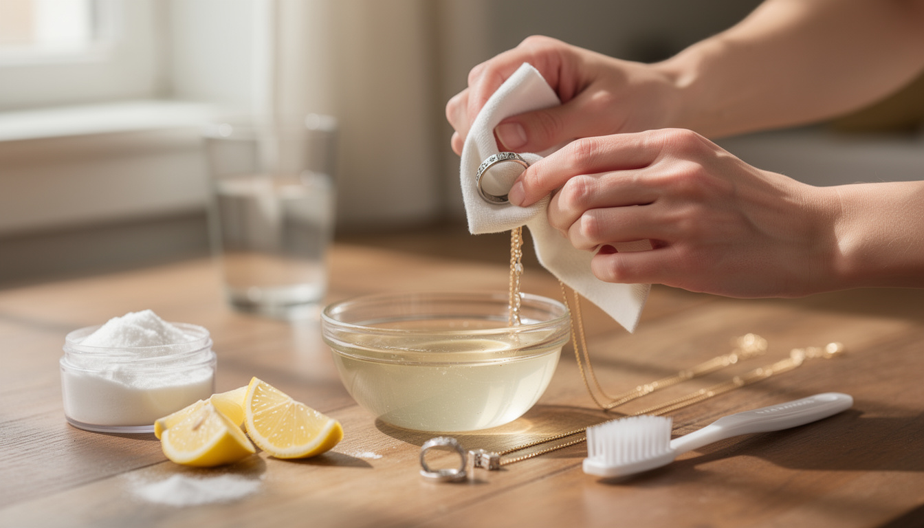 Hoe je doffe sieraden in 5 minuten weer laat glanzen.