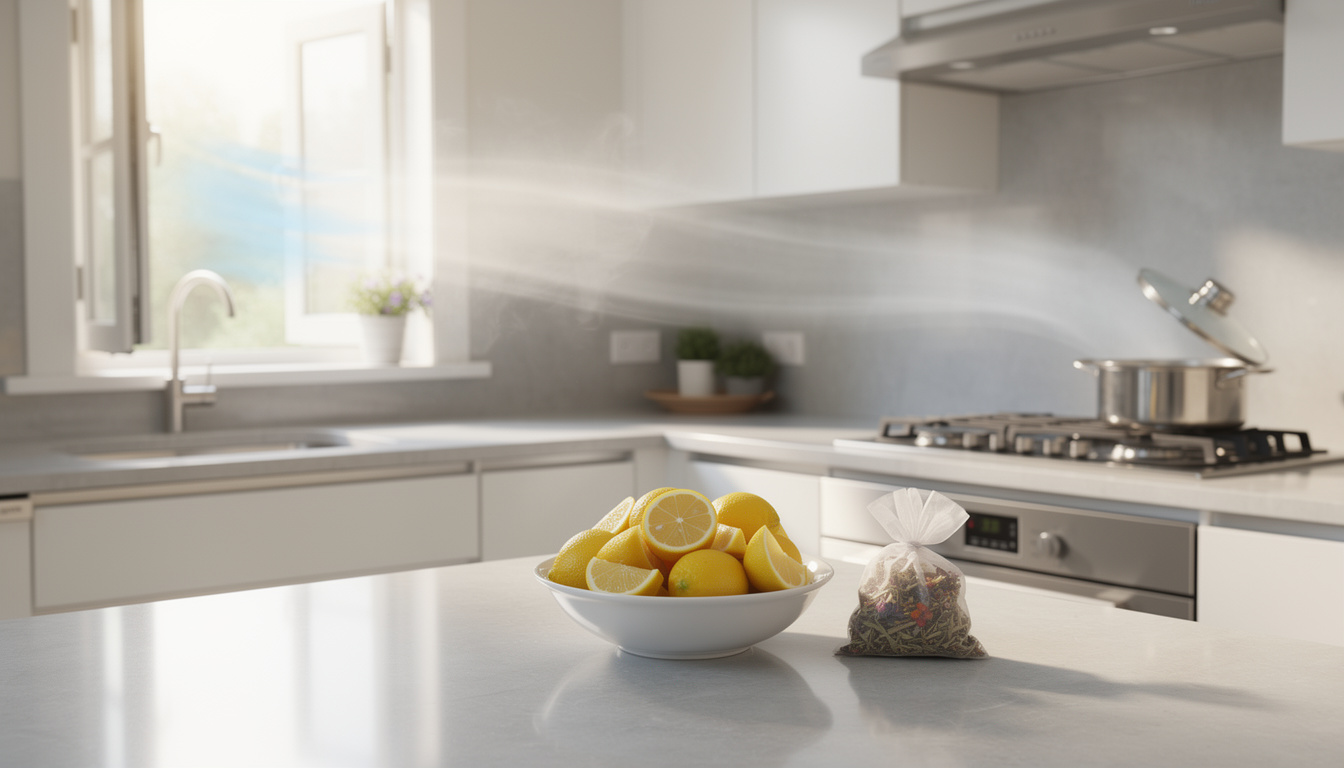 Hoe je hardnekkige kookgeuren laat verdwijnen.