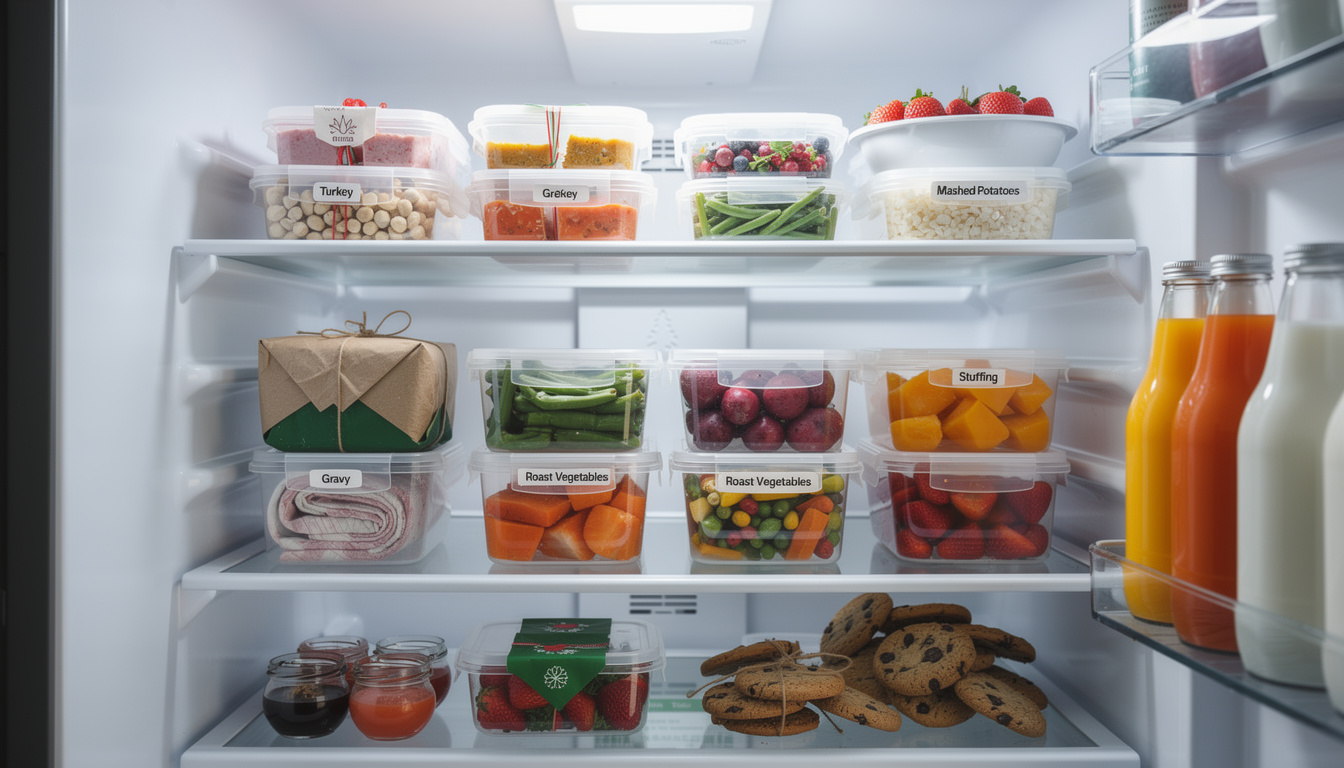leer hoe je je koelkast efficiënt kunt organiseren om voedselverspilling na kerst te verminderen en langer van je etenswaren te genieten.