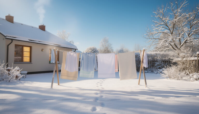 De beste dag van de week om de was te doen in de winter.