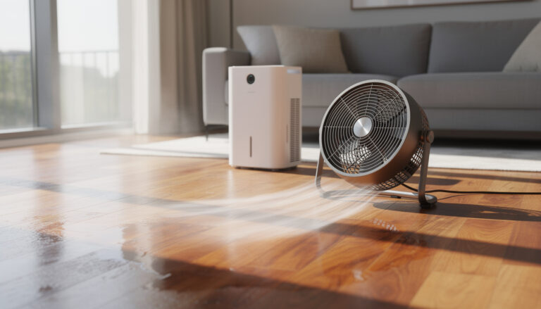 De onfeilbare truc om je vloeren sneller te laten drogen.