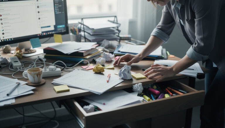 De opruimfout die je elke dag tijd kost.