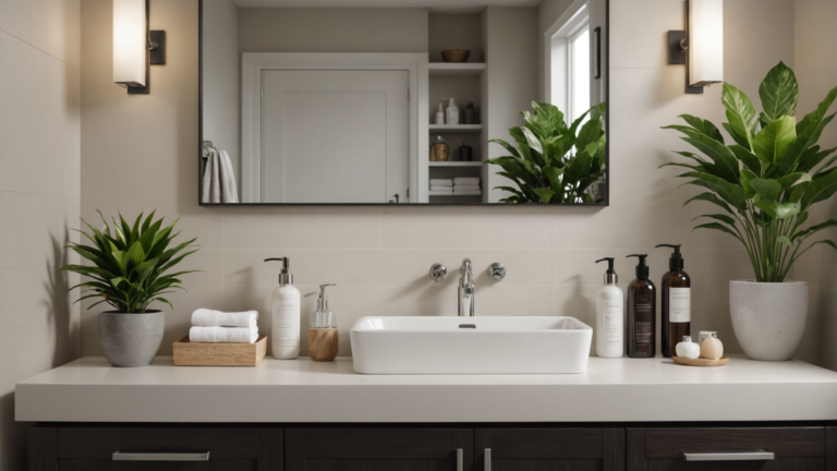 De organisatie van je badkamer voor gasten.