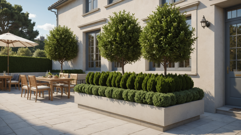 De plant die je terras beschermt tegen de winterkou.