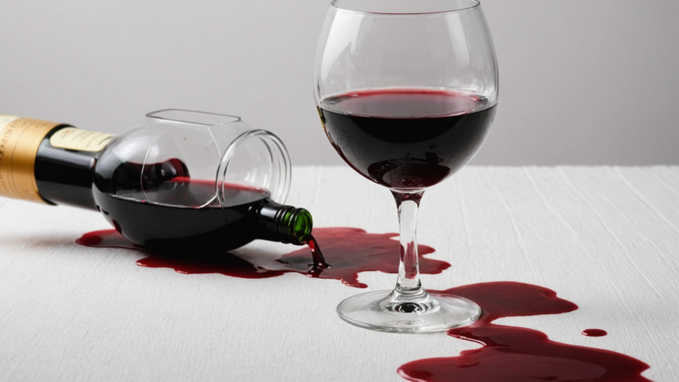 Dit is de enige manier om rode wijnvlekken te verwijderen.