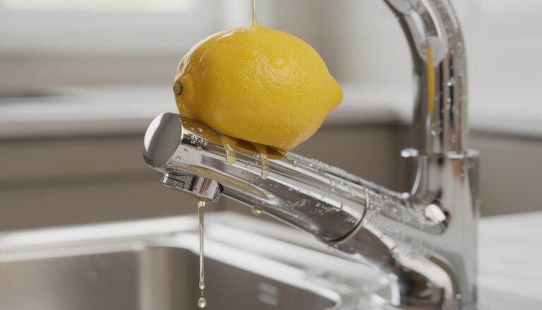 Gebruik deze vrucht om je kranen te laten glanzen.