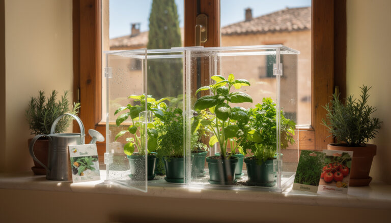 Hoe je een mini-kas creëert op je vensterbank.