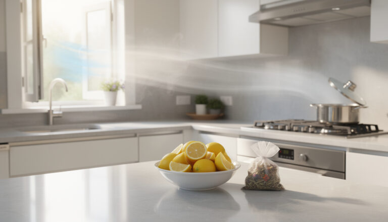 Hoe je hardnekkige kookgeuren laat verdwijnen.