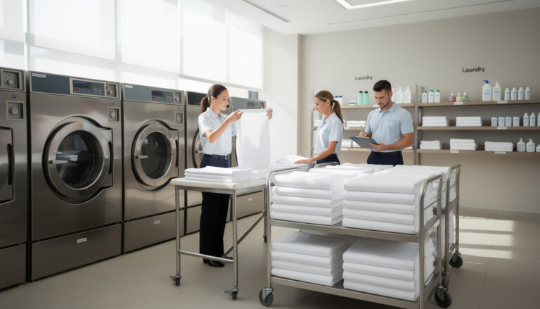 Wat hotels doen voor die witte lakens.